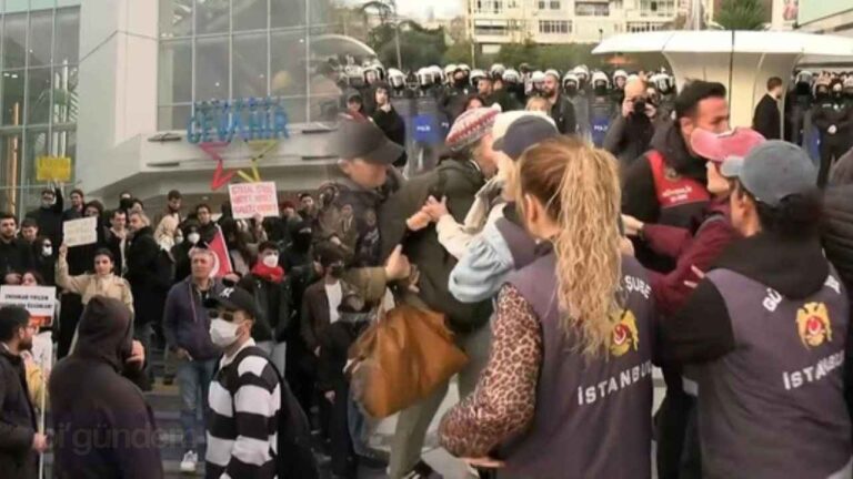 Şişli'de Öğrenci Protestosuna Polis Müdahalesi